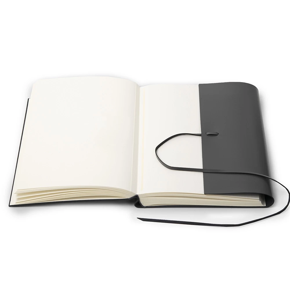 Photo Album, 50 pages, leather cover, 23x30 cm, grey