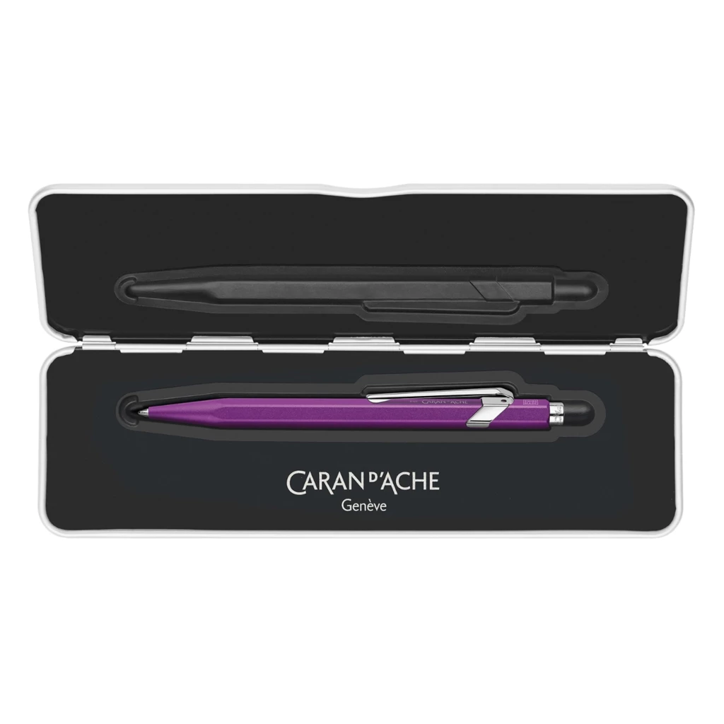 Caran d'Ache 849 Colormat-X Ballpoint Pen, purple