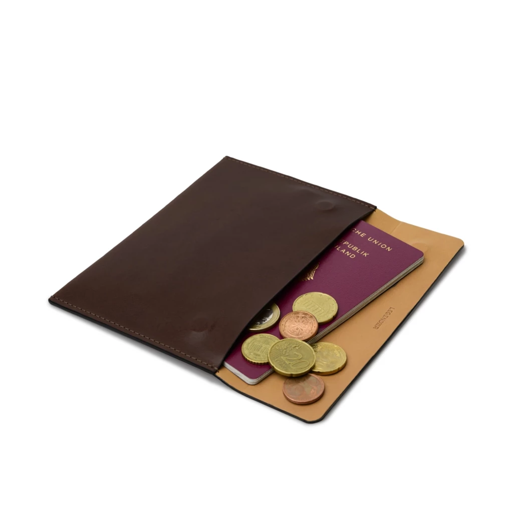 LEGENDÄR TRYP Mini Briefcase,  leather, dark brown