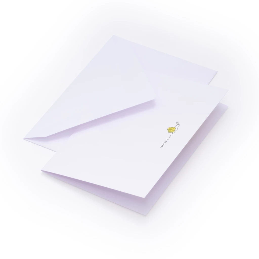 “Snail Coming Soon” Greeting Card