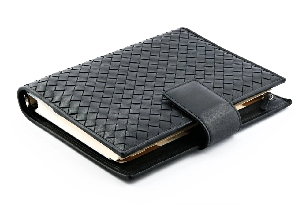 leder_system_planer_quattro_6 Daily Planner, leather Quattro, dark brown