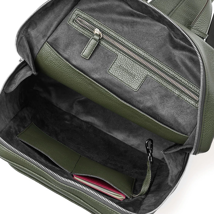 Adri Leather Backpack – Loden Green