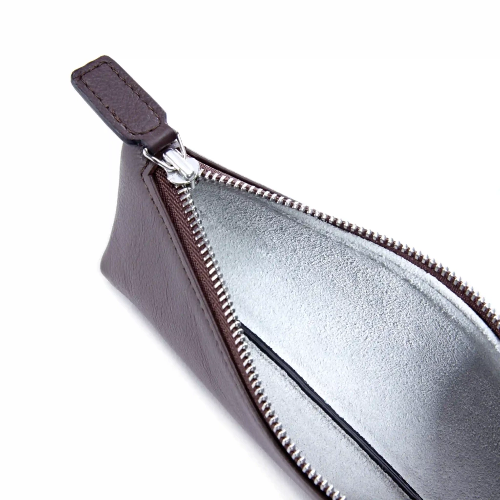 Pencil Case, Kollektion 1977,  leather, brown