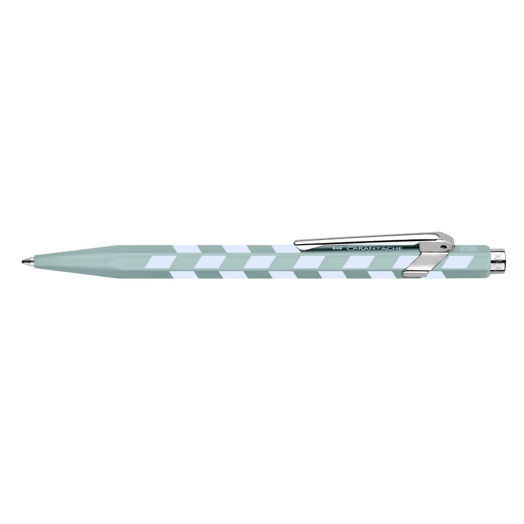 Ballpoint Pen - turquoise - Caran d'Ache 849 Mosaic
