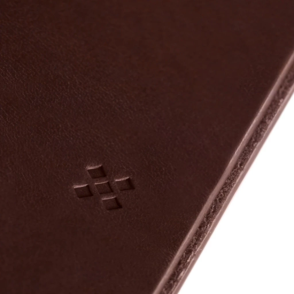 LEGENDÄR HYDE Presentation Folder, A4, leather, dark brown