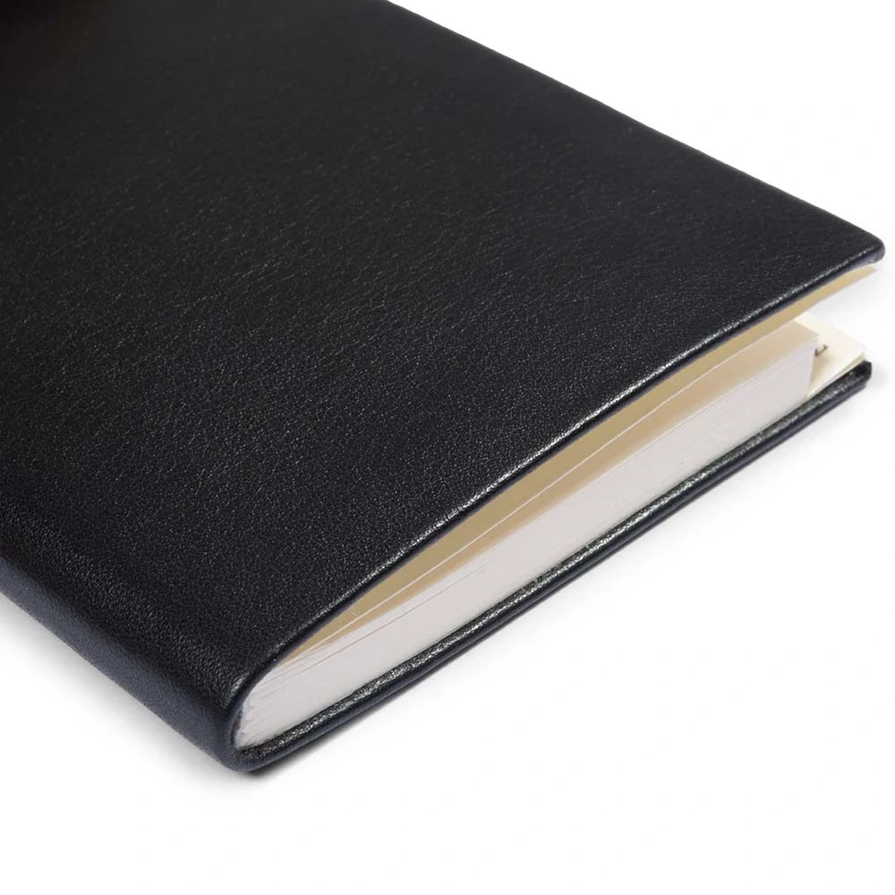 Address Book, nappa leather, black