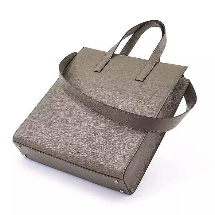 Business Tote Bag – Taupe Leather