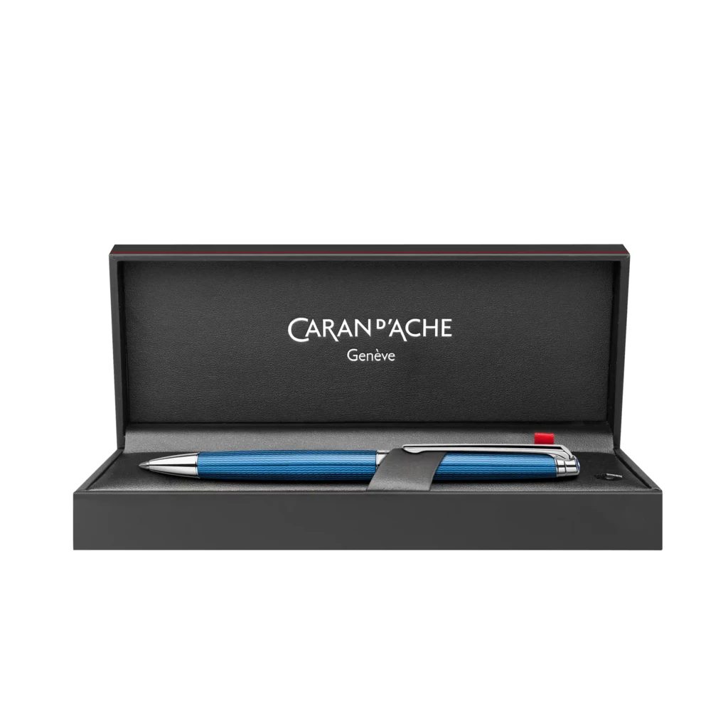 Caran d’Ache Léman Slim Ballpoint Pen – Grand Bleu