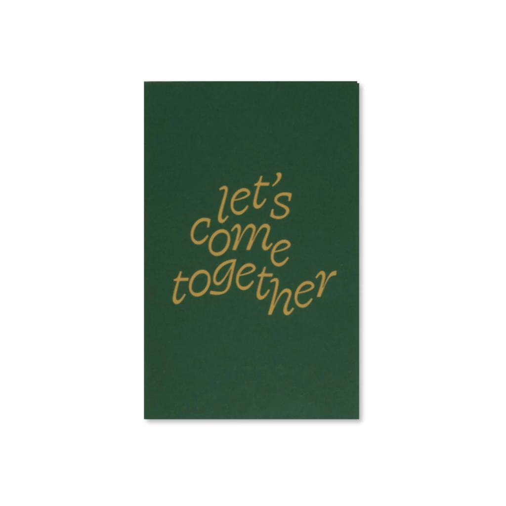 Greeting card set Let’s come together Mini with 5 folding cards