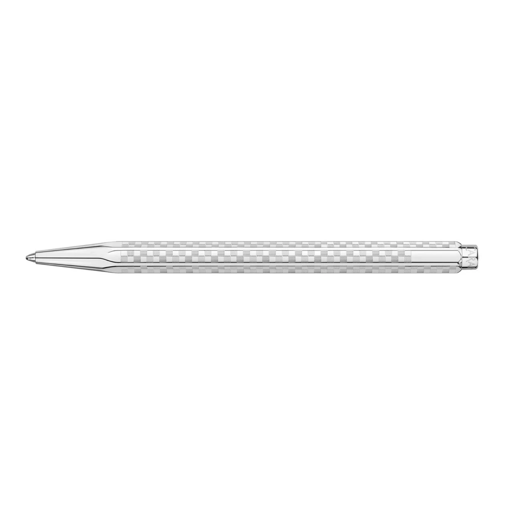 Caran d'Ache - Leman Damier - Set - Ballpoint Pen- Etui - Silver 