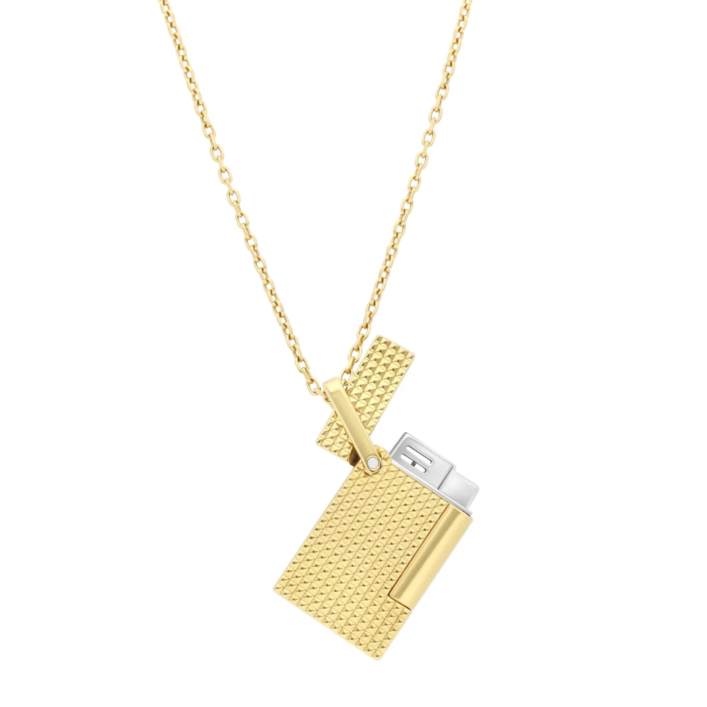 S.T. Dupont Lighter Necklace – Gold
