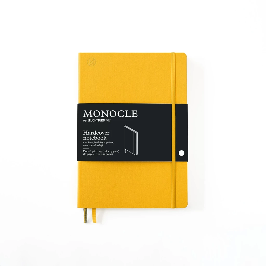 MONOCLE by LT1917 Notebook A6 Hardcover, dotted, olive