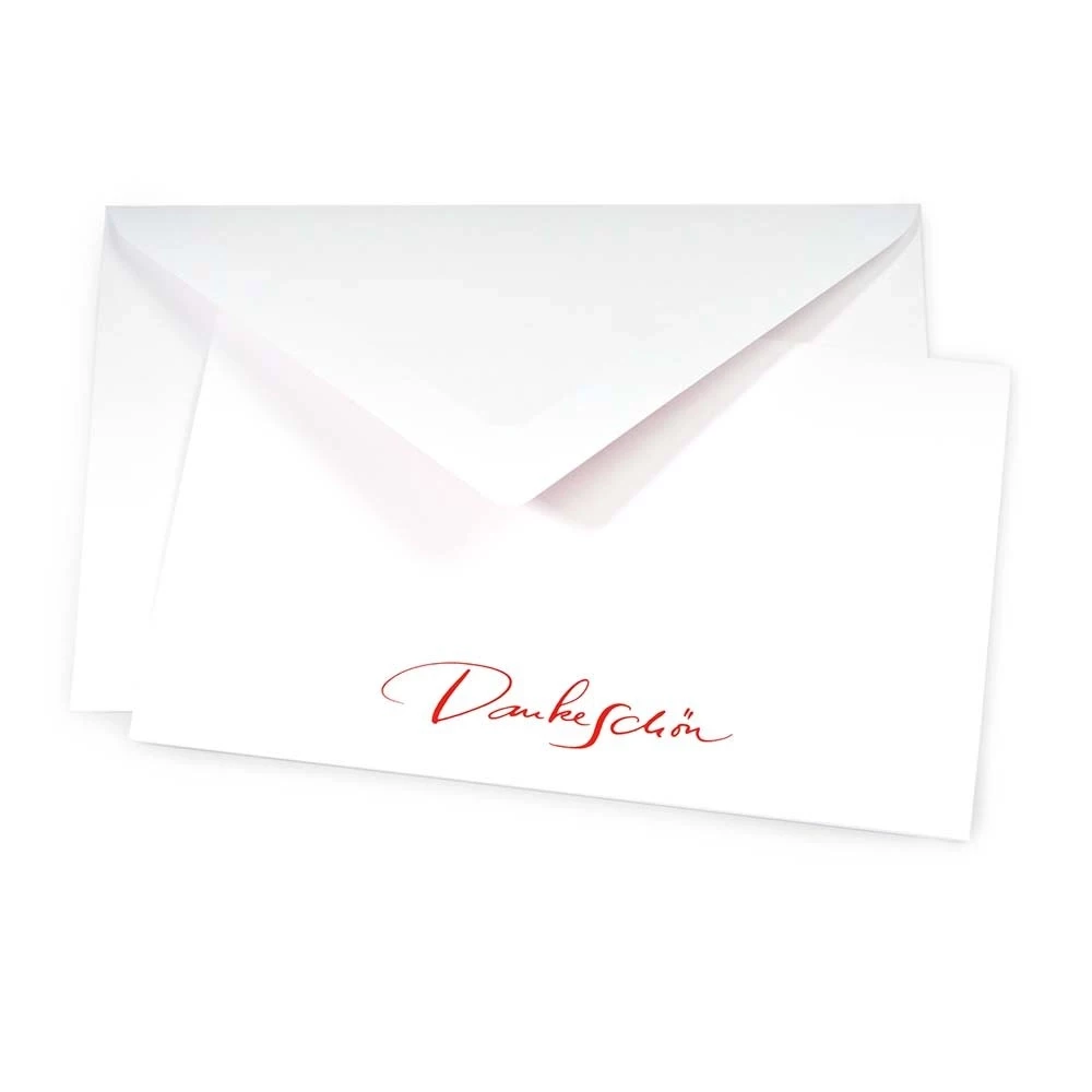 Greeting card Dankeschön calligraphy