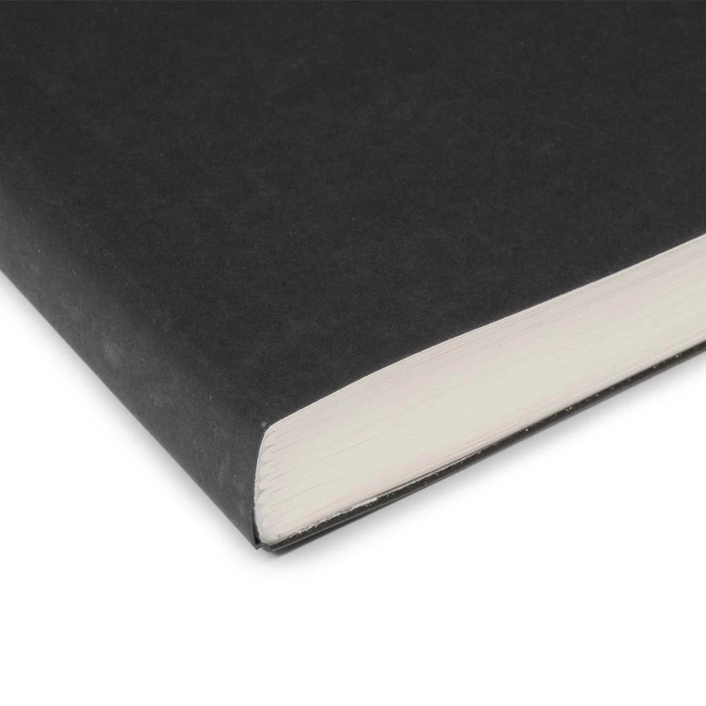 Notebook Refill, black, 144 pages, black, blank