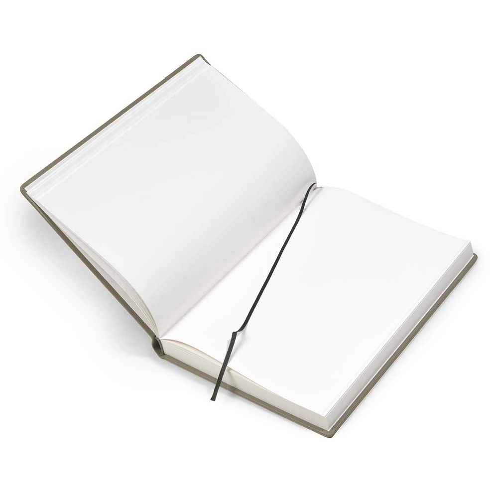 Guest Book, 144 pages, leather, A4, taupe