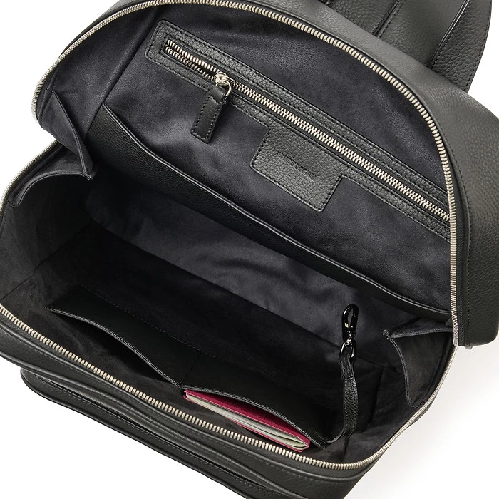 Adri Leather Backpack – Black