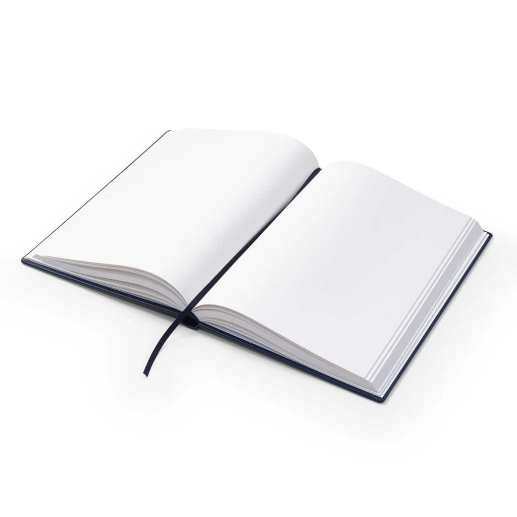 Guest Book, 144 pages, leather, A4, black