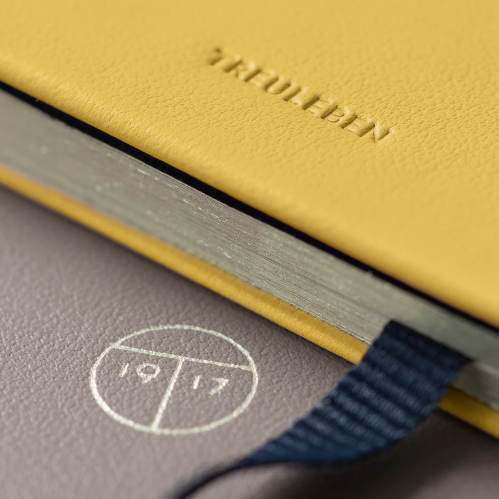 Journal L Notebook plain Pigeon Blue