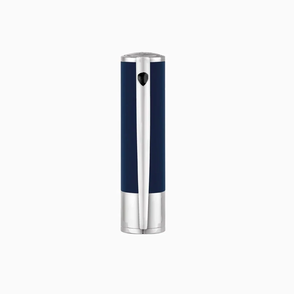 S.T. Dupont D-Initial Rollerball, blue/chr., M