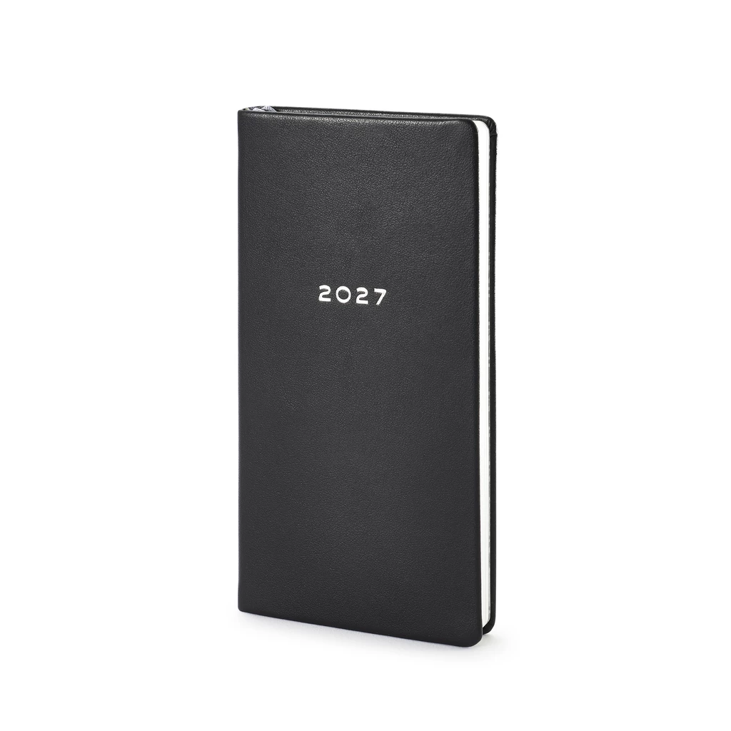 Pocket Datebook 2027 TeBe Skin Black Vegan