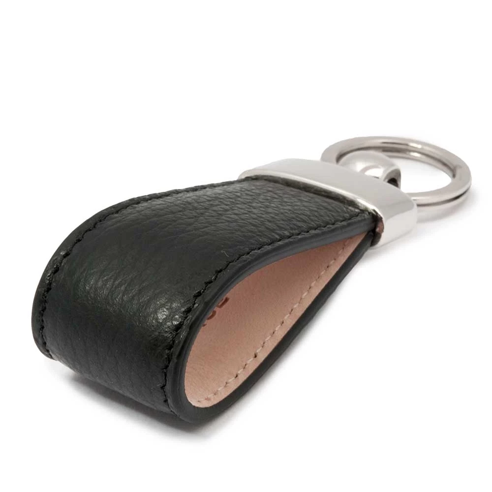 Key Ring Adri, leather, black