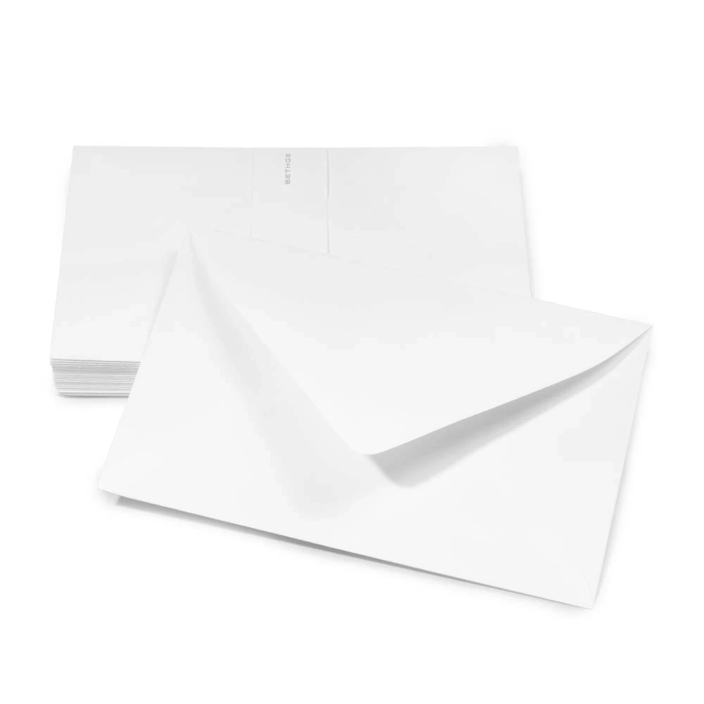 25 Diplomat envelopes, BlancBlanc