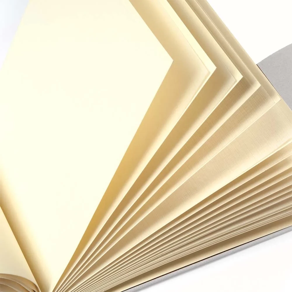 Photo Album, 25 pages, leather cover, 20.5x15 cm, cream