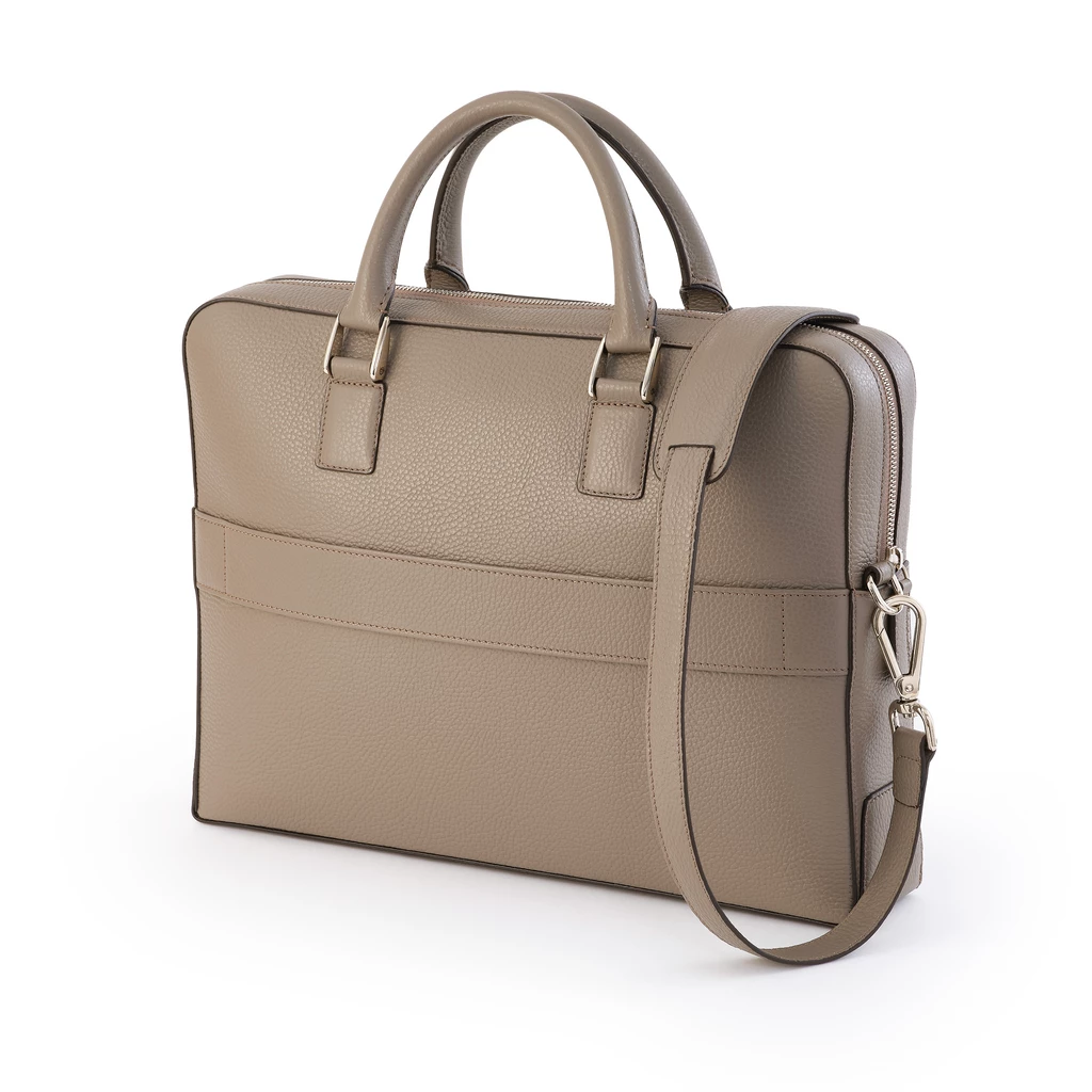 Slim briefcase Adri, leather