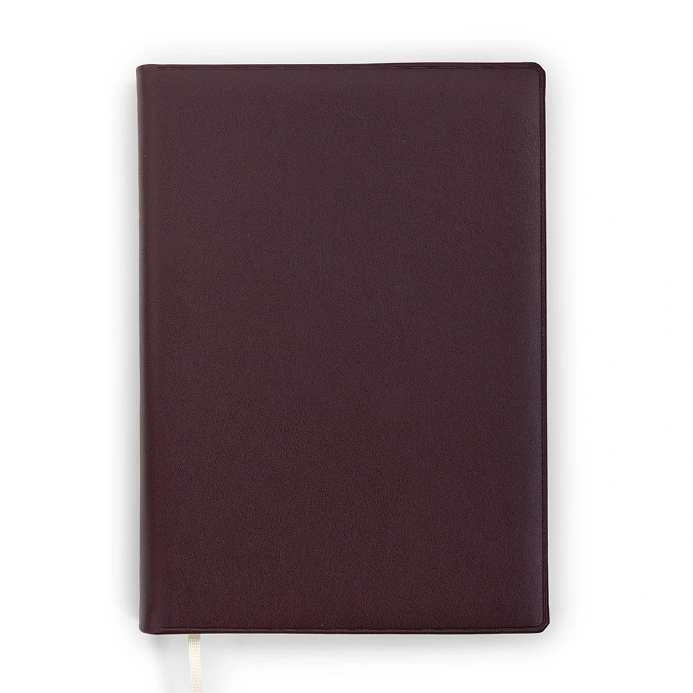 Konsul weekly calendar 2026 faux leather TeBeskin bordeaux