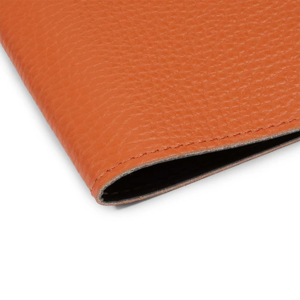 Book cover for DIN A4 books, leather Lux, latte