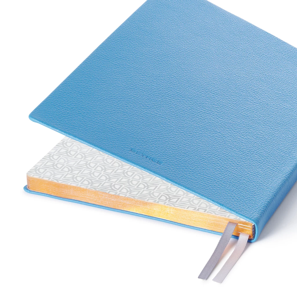Weekly Planner 2027 Racing Blue Leather