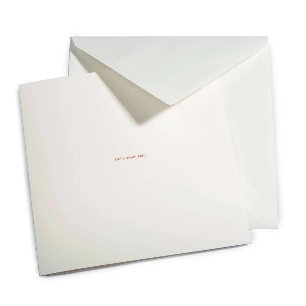 Christmas card Merry Christmas Helvetica