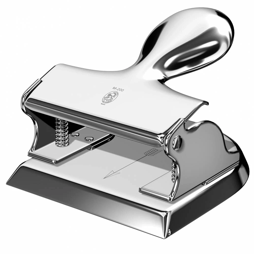 El Casco M200 Hole Punch, chrome