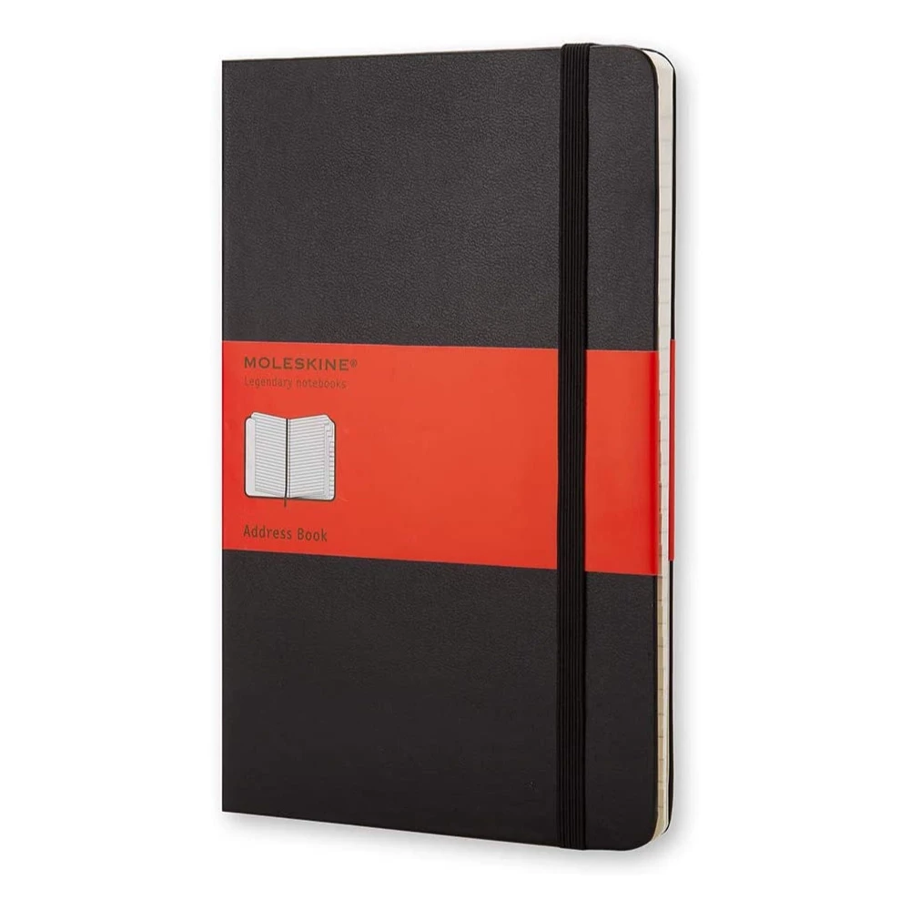 Moleskine Address Book, A-Z, black, large/A5, black