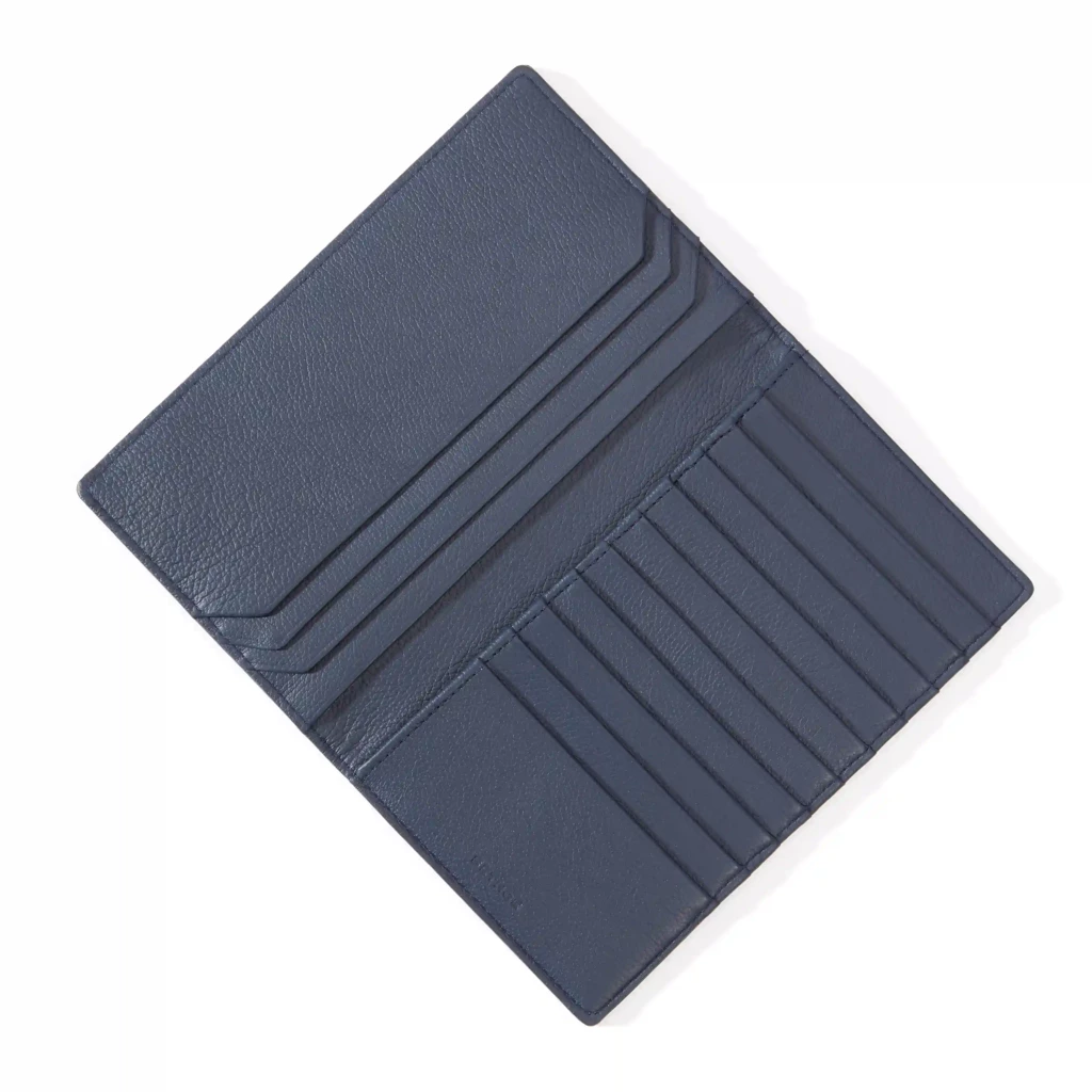 Slim Wallet, 10 cc, Kollektion 1977, leather, blue
