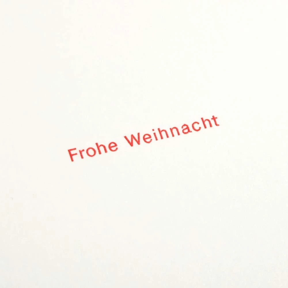 Christmas card Merry Christmas Helvetica