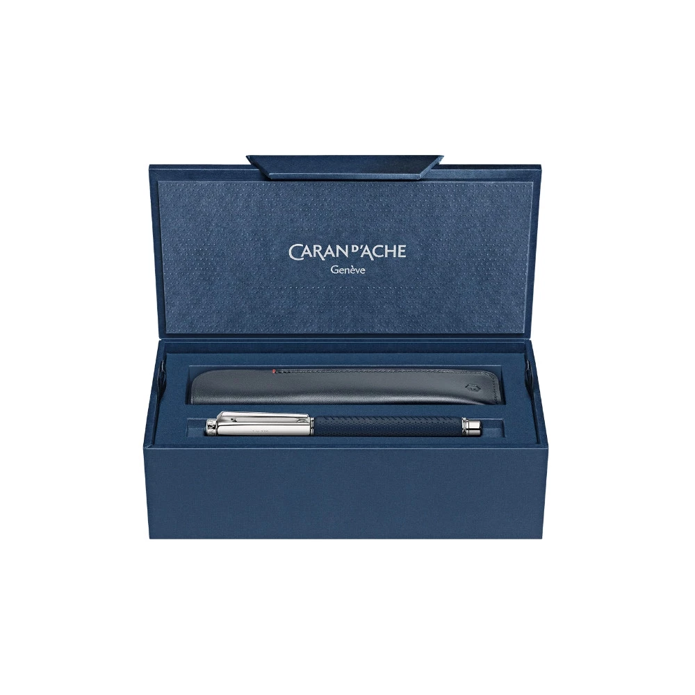 Caran d'Ache Varius Trophy Rollerball, leather box set
