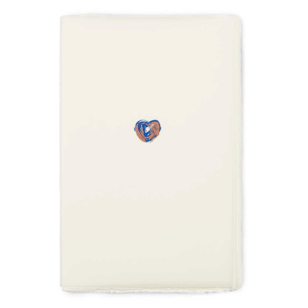 Greeting card petit coeur laid paper