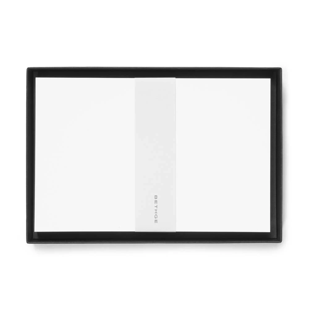 50 Diplomat cards, Smooth White