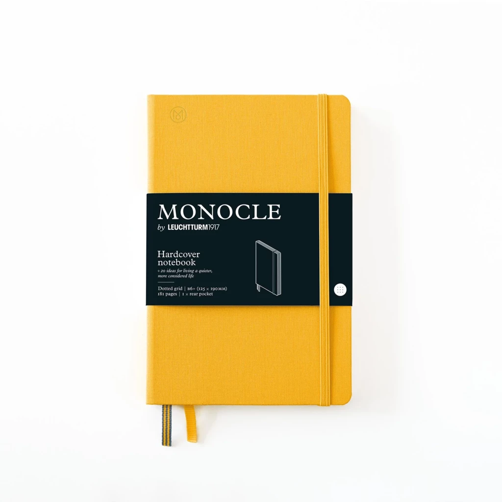 MONOCLE by LT1917 Notebook A6 Softcover, dotted, olive
