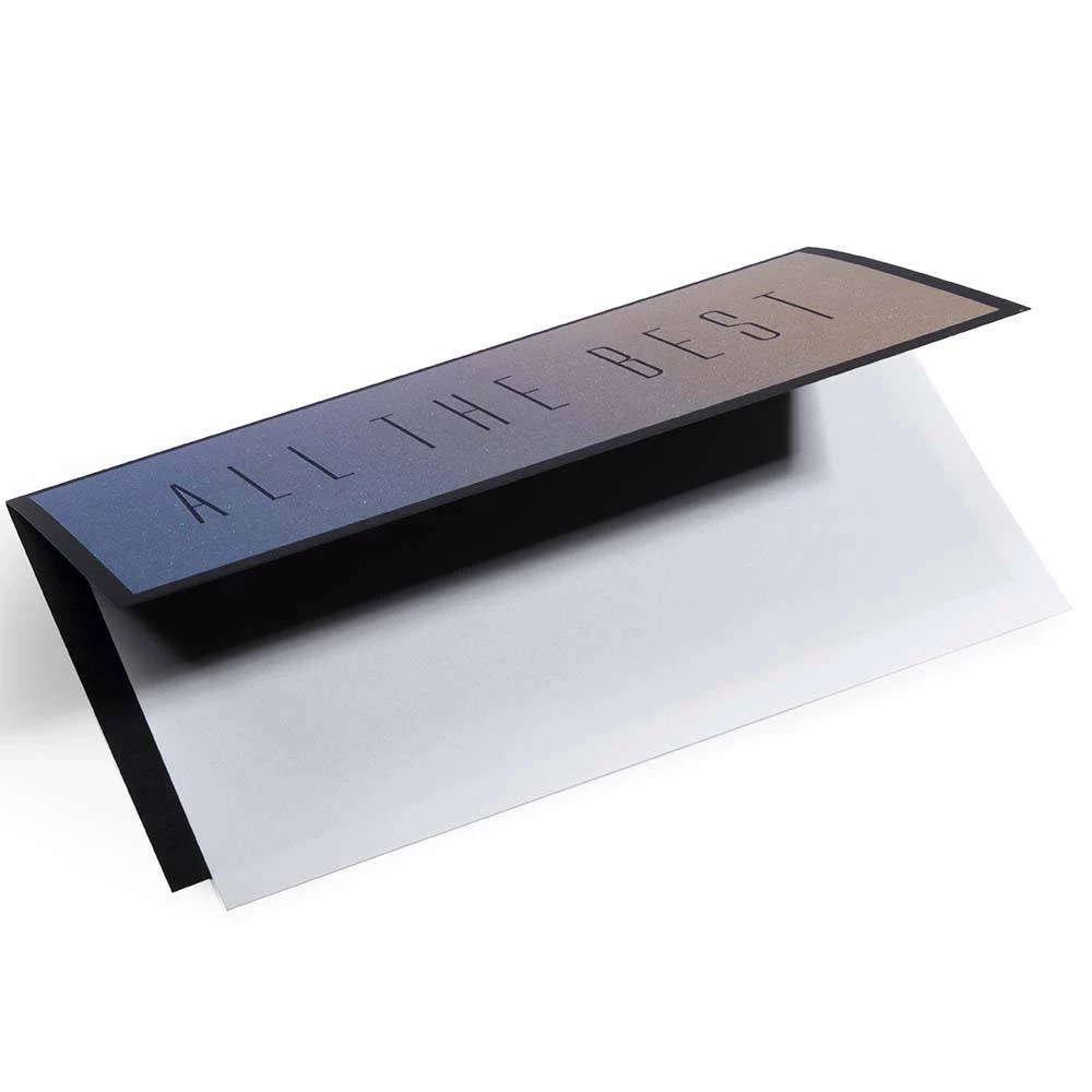 “All the Best” Greeting Card – Black