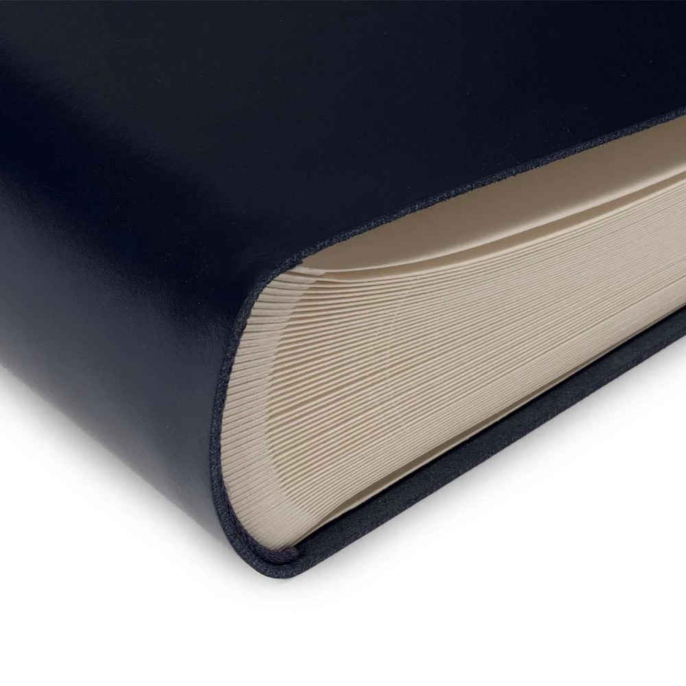 Photo Album, 50 pages, leather cover, 33x33 cm, dark blue