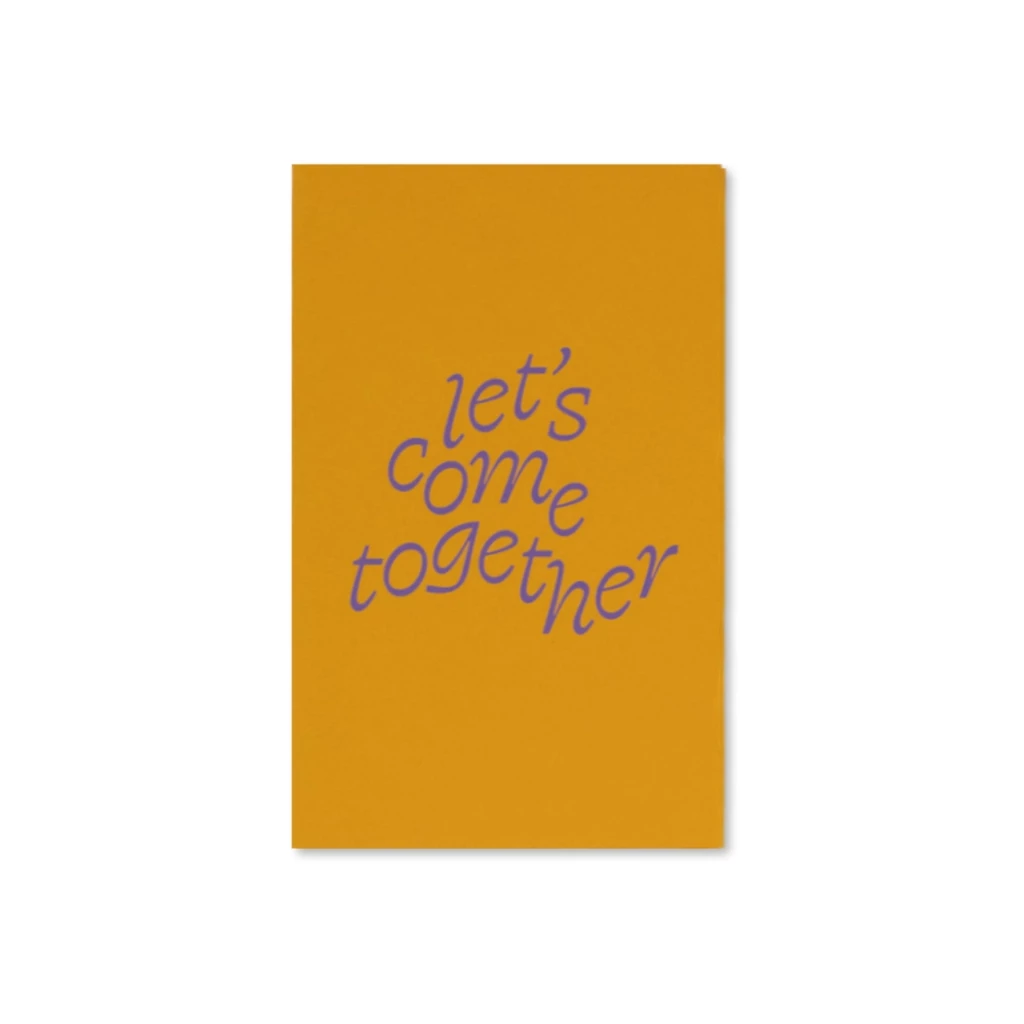 Greeting card set Let’s come together Mini with 5 folding cards