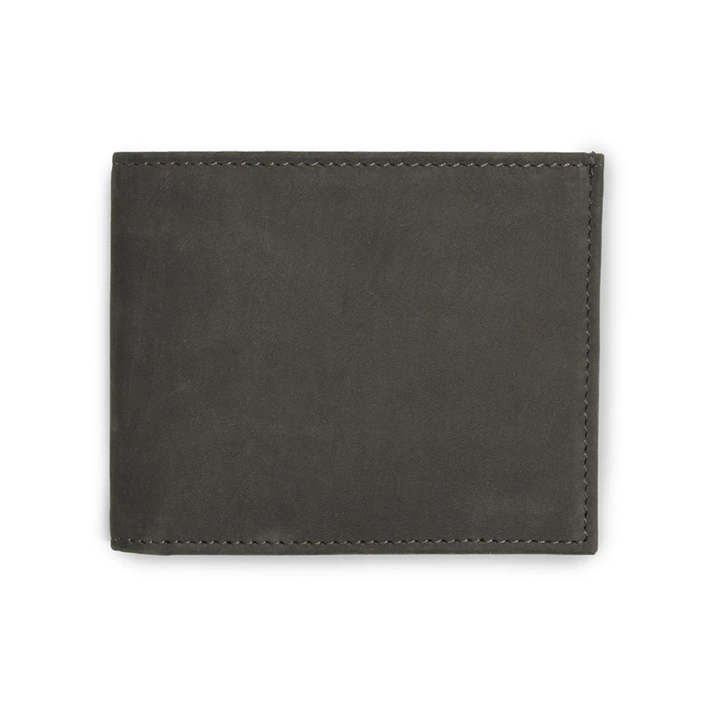 Wallet with Coin Pocket, leather wash, dark grey
