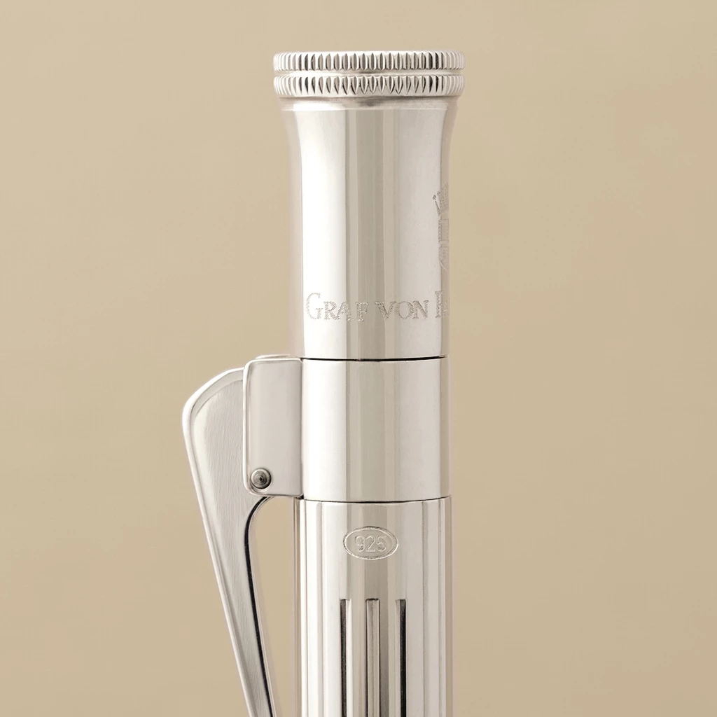 Graf von Faber-Castell Classic Silver Twist Ballpoint Pen