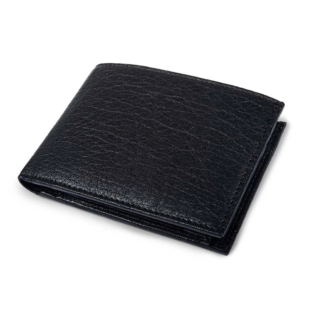 Wallet with Coin Pocket, leather Granbury, black
