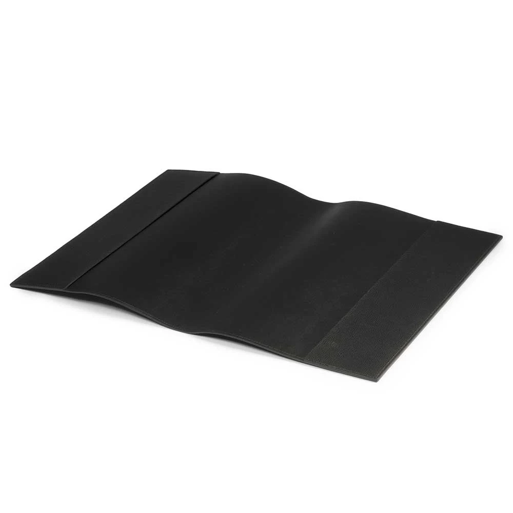 Book cover for DIN A4 books, leather, black