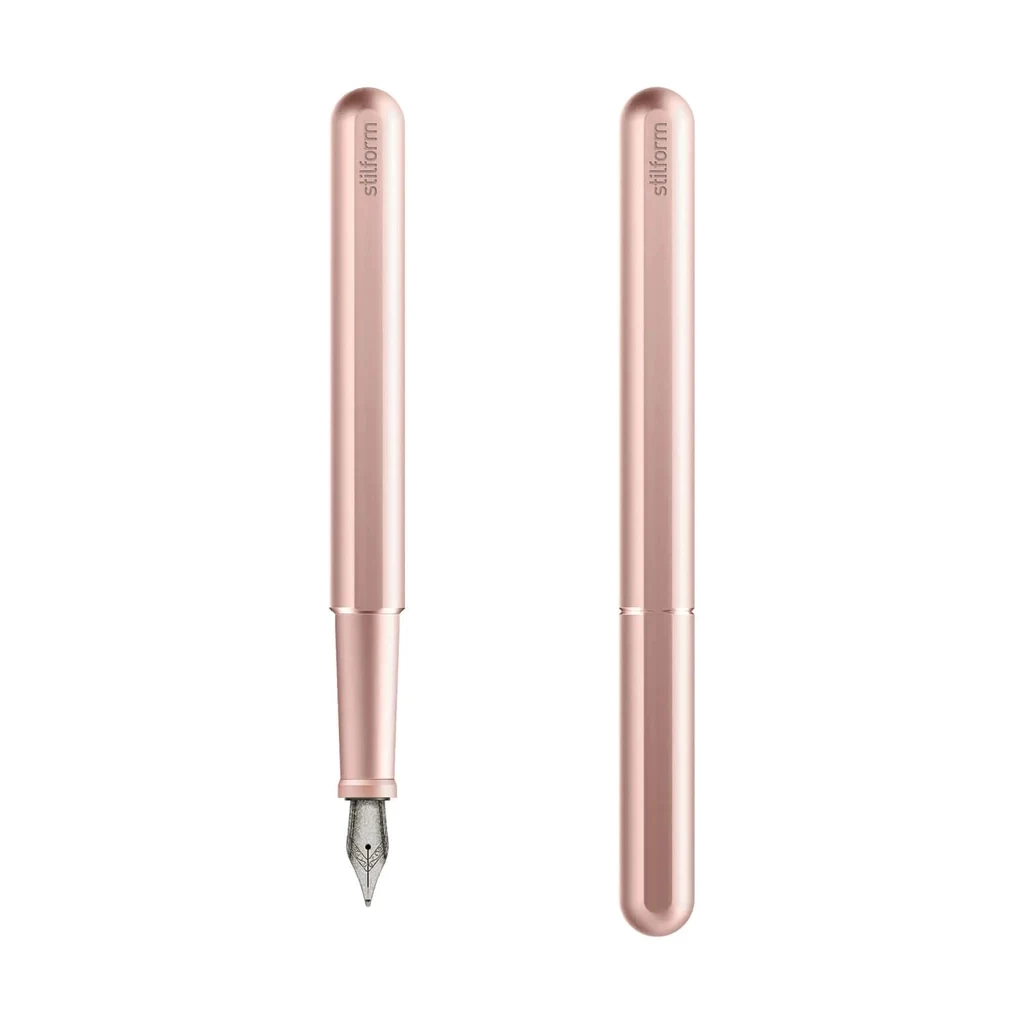 stilform INK Fountain Pen, rose moon + nib titanium matt M