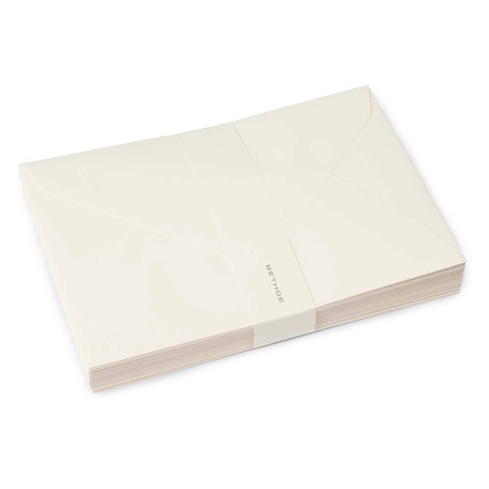 25 Diplomat envelopes, Smooth Ivory