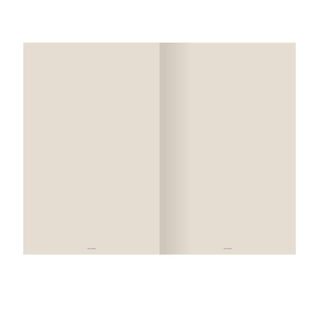 Journal L Notebook plain Pigeon Blue